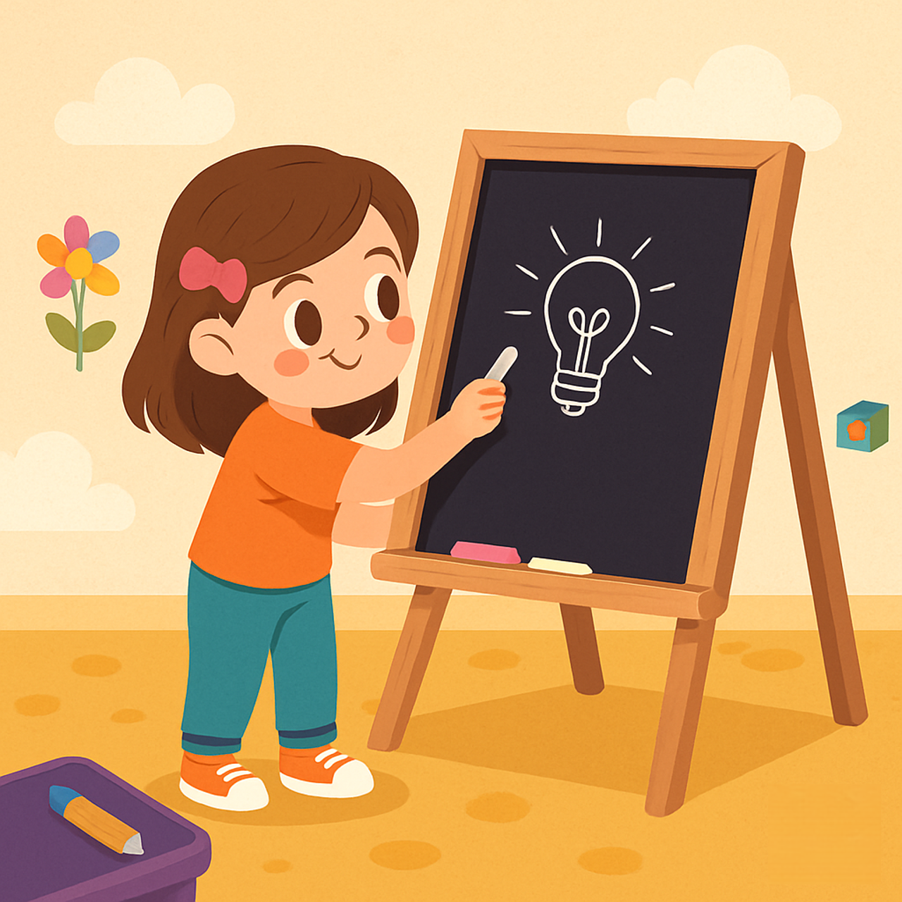چطور تخته سیاه به خلاقیت کودکان کمک می‌کند؟